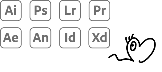 Adobeのイラストツールとアースくんのイラスト